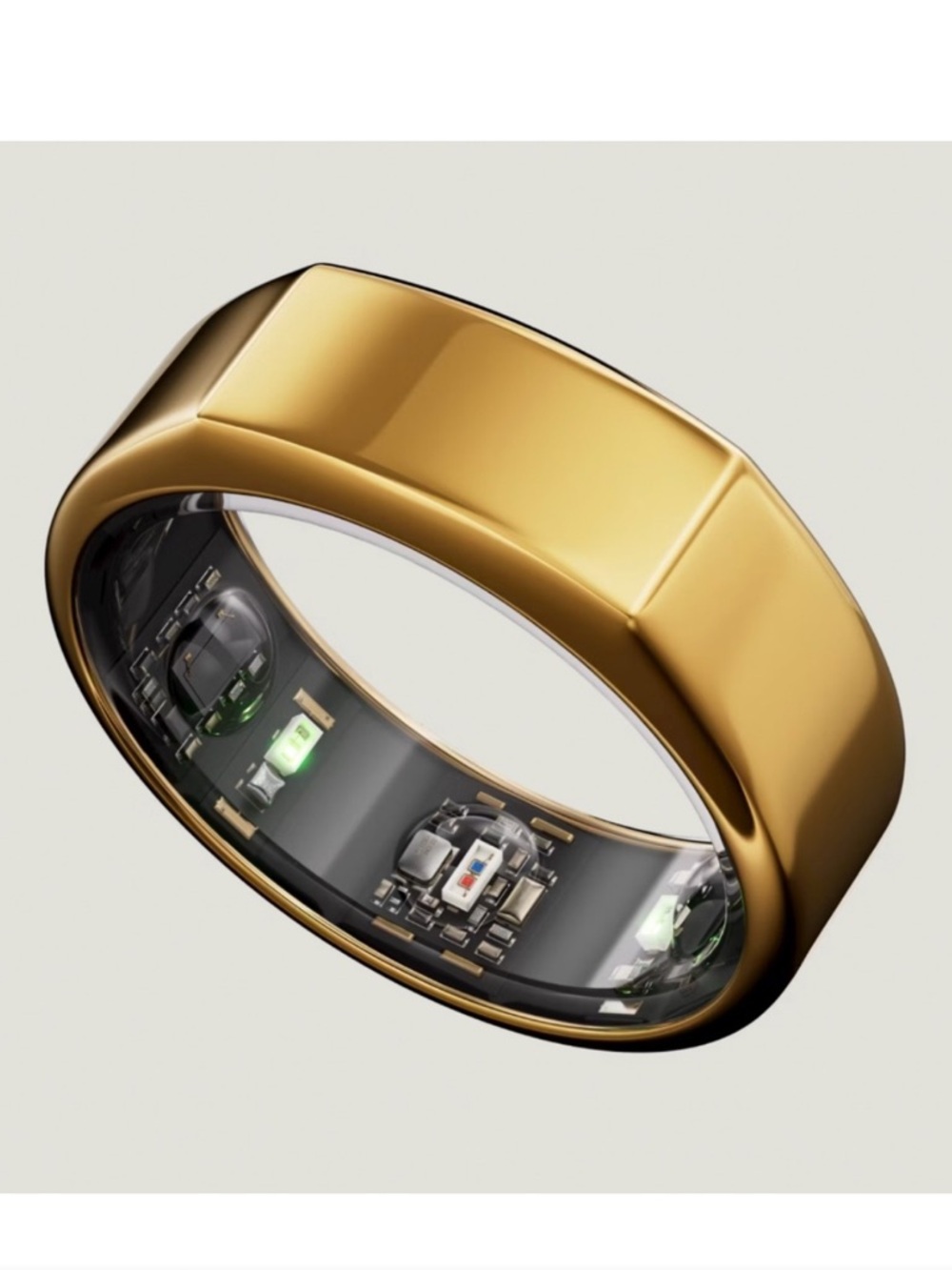 Oura Smart Ring in Polished Gold Finish